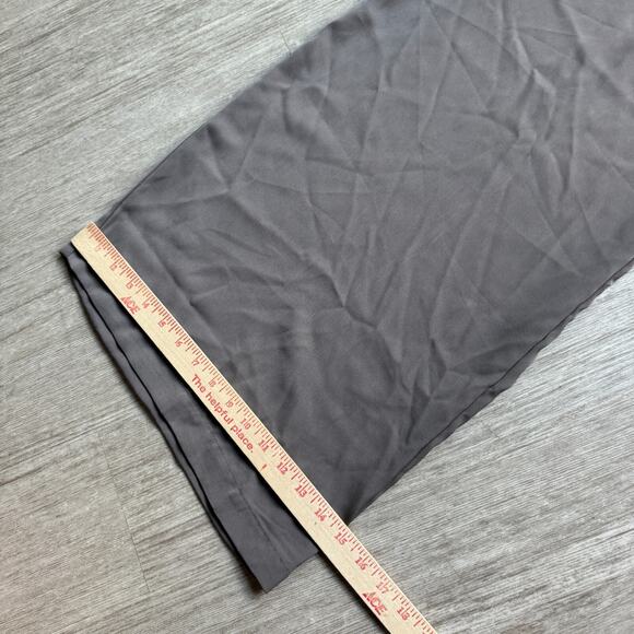 Tronjori Dress Pants Wide Leg Trousers Gray Womens M 28x28 NWT Boho Airy Flowy - Picture 4 of 8